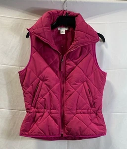 Liz Claiborne Women Pink Quilted Puffer Vest Size Small New With Tags - Picture 1 of 6