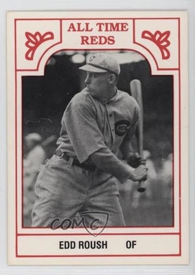 1986 TCMA все время Цинциннати красный/белый границы Edd Roush #11CR HOF - Изображение 1 из 2