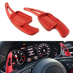 Palanca de cambios de volante roja para Audi A3 A4L A5 A6L S3 S4 Q2 Q5L Q7 TTS - Imagen 1 de 9