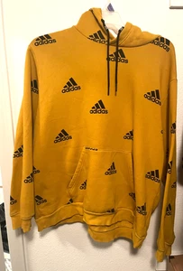 Adidas Hoodie, Pullover Herren L, GOLD SCHWARZ - Bild 1 von 5