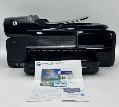 HP Officejet 7500A Wide Format Inkjet Printer Wireless All-In-One e910a Tested  - Image 1 of 4