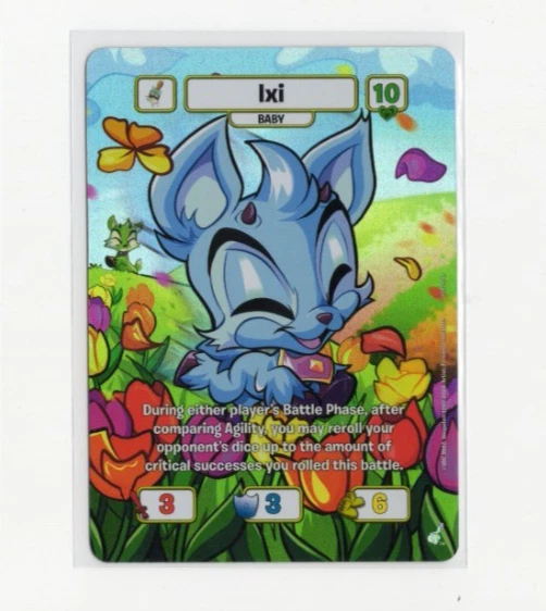 Foil - Neopets Battledome TCG 25th Anniversary Baby Ixi - Image 1 of 1