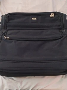 Vintage Verdi Folding Suit Garment Bag Blue 24" x 44" - Picture 1 of 6
