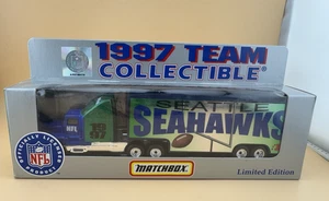 1997 Matchbox Seattle Seahawks Tractor Trailer Diecast - Picture 1 of 7