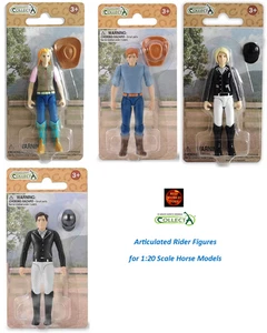 Reiter Gelenkspielzeug Actionfiguren männlich oder weiblich für Modellpferde NEU - Bild 1 von 8