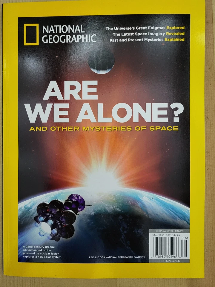 National Geographic Are We Alone? And Other Mysteries Of Space 2016 Foto 1 de 1