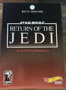 2023 SDCC Mattel Hot Wheels Star Wars Return of the Jedi AT-ST mit Chewbacca - Bild 1 von 6