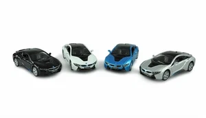 AMEWI Rückzug Druckguss BMW i8 1:36, 12er Set im Display / 200022 - Bild 1 von 5