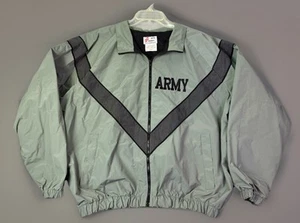 PFU US Army Physical Fitness PT Reflective Windbreaker Jacket Large-Regular - Picture 1 of 7