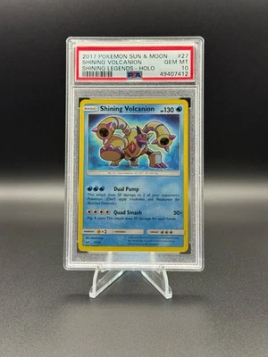 2017 POKEMON SUN & MOON SHINING LEGENDS #27 SHINING VOLCANION-HOLO PSA 10 - Image 1 of 2