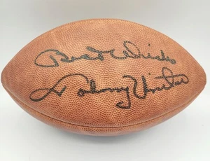 Johnny Unitas Autografo Ufficiale NFL Football (JSA) Raro "Migliori Auguri" - Foto 1 di 5