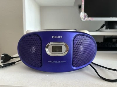 Philips CD Soundmachine AZ105V Compact Disc digital radio Radio Player dynamic  - Bild 1 von 4