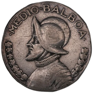 Panama - 1/2 Balboa - 1930 - KM#12 - Silber .900 - Bild 1 von 3