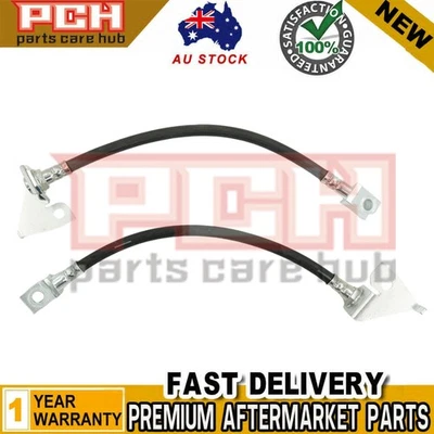 Front Brake Hoses Pair For Ford Falcon XB XC XD XE XF XG LHS RHS 6 Cylinder V8 - image 1 of 2