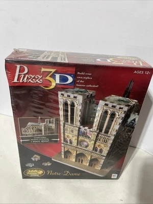 Puzzle 3D 366 Piezas Puzzle of Note Dame Nuevo En Caja De Plástico Sin Abrir 2005 A15 Foto 1 de 4