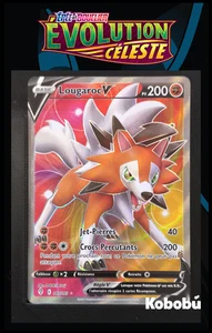 Pokemon Karte Lougaroc V 187/203 EB7 Himmlische Evolution - Bild 1 von 3