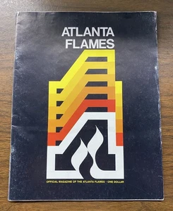 RARE 1972 Atlanta Flames HOME DEBUT Program Omni Coliseum vs Buffalo Sabres - Picture 1 of 7
