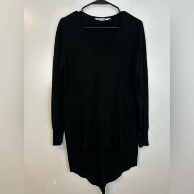 Suéter Peter Nygard Negro Cola Esmoquin Negro Manga Larga Talla Pequeña Foto 1 de 4