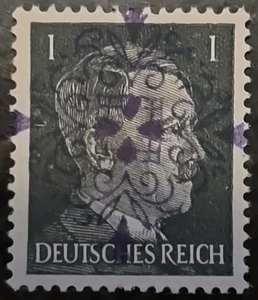 Germany WWII Adolf Hitler Local Post Overprint MNH - Picture 1 of 1