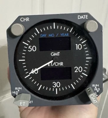 Cronómetro de piezas de avión real Foto 1 de 4