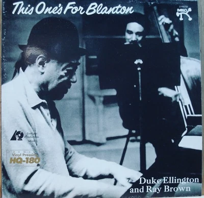 DUKE ELLINGTON & RAY BROWN THIS ONE'S FOR BLANTON APJ 615 Audiophile vinyl LP - Image 1 of 4