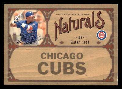 2005 Leather & Lumber #N-19 Sammy Sosa Naturals SP #d /2000! Cubs - Image 1 of 2