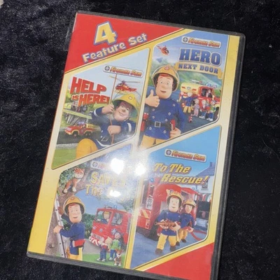 Fireman Sam 4 Feature DVD Set - DVD - Kids Movies Tv Shows  Rare Oop HTF! - Image 1 of 2