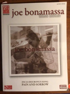 Hal Leonard Joe Bonamassa Blues Deluxe Guitar Book - Picture 1 of 3