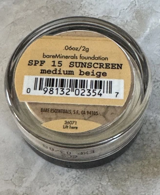 Bareminerals Loose Powder Foundation SPF 15 Medium .06oz/2g - Image 1 of 3