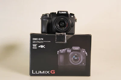 Panasonic G7 16,0-MP-Digitalkamera – schwarz (Set mit Objektiv 14–42 mm AF-S DX) - Bild 1 von 4