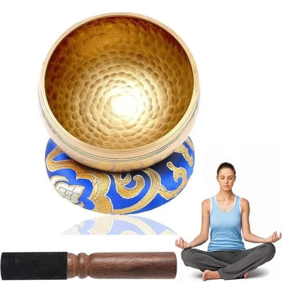 NEU Tibetische Klangschale Set Meditation Sound Chakra Healing Yoga Entspannung - Bild 1 von 4