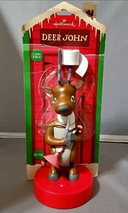Vintage Hallmark Hirsch John Rentier sprechender Bewegungssensor Badezimmer singend - Bild 1 von 9