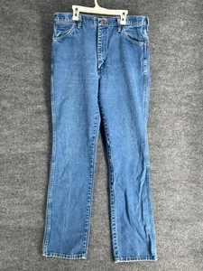 Vintage Wrangler Jeans Herren 36x36 Blau Denim 80er Cowboy Schnitt 13MWZ Made in USA - Bild 1 von 17