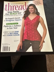 Threads Magazine May 2018 Design Custom Peplums, Expert Secret 4 Straight Zipper - Picture 1 of 1