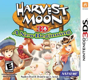 Harvest Moon A New Beginning - Nintendo 3DS - Picture 1 of 3