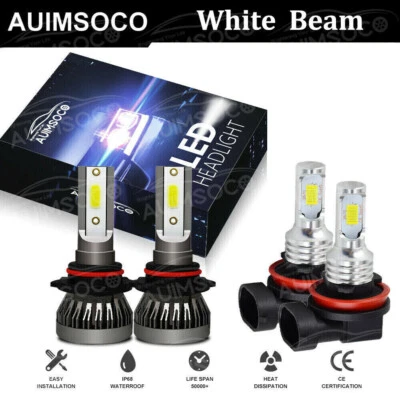 For Toyota Camry 2007-2017 4PC 8000K Combo LED Headlight High Low Beam Bulbs Kit - Image 1 of 4