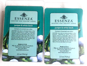 Essenza Wax Warmer Cubes Juniper And White Birch Scent Made in USA NIP