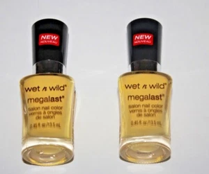 Wet n Wild Megalast Salon Nail Color #D290C My Butter Half Lot Of 2 New - Picture 1 of 2