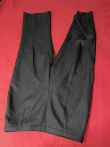 R&K Originals Women Dress Pants Sz 18W Black Striped Elastic Waist Stretch (109) - Picture 1 of 2