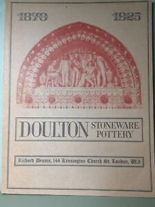 Doulton Stoneware Pottery 1870 - 1925 By Richard Dennis Paper Back 1971