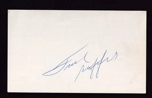 Frank Gifford Autographed 3x5 Index Card Unlined PSA/DNA - Picture 1 of 2