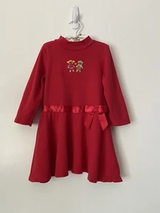 Vestido tejido con lazo rojo 2T Gymboree para niñas - Imagen 1 de 5