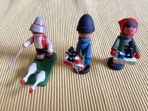 Holzfiguren Originale Erzgebirge 3 St. - Bild 1 von 6