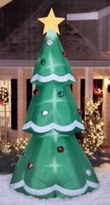 Holiday Time Christmas Airblown Inflatable Yard Christmas Tree Giant 10 ft Tall - Picture 1 of 4