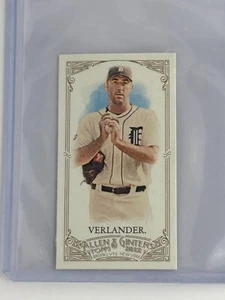 JUSTIN VERLANDER Detroit Tigers 2012 Topps Allen & Ginter Mini #262 MLB HOF - Picture 1 of 2