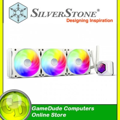 SILVERSTONE PF360W White AIO Water-cooler ARGB AMD & Intel SST-PF360W-ARGB -F36* - Image 1 of 4