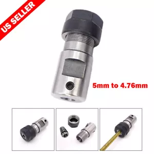 4,76 mm flexible Wellenkupplung 5 mm bis 4,76 mm 3/16" Spanngelenk für RC Boot USA - Bild 1 von 8