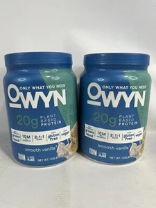 (2x) Owyn Protein Pwd Smooth Vanilla 1.05 Lb Exp 11/01/2025 - Picture 1 of 1