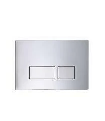 DIY BATHROOM STORE Roper Rhodes Plaza Dual Flush Plate Button Chrome -TR9010-Pneumatic cisterns