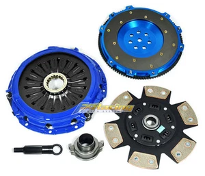 FX STAGE 3 CLUTCH KIT +FX ALUMINUM FLYWHEEL FOR MITSUBISHI LANCER EVO 4 5 6 4G63 - Picture 1 of 3